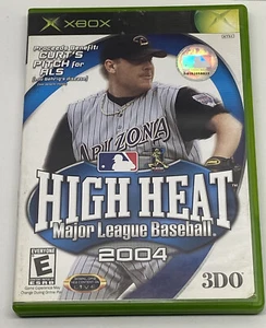 HIGH HEAT MAOR LEAGUE BASEBALL 2004 gioco completo per MICROSOFT XBOX originale - Foto 1 di 12