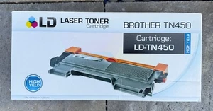 LD LD-TN450 Schwarze Laser-Tonerkassette mit hoher Reichweite für Brother Drucker TN450 - Bild 1 von 3