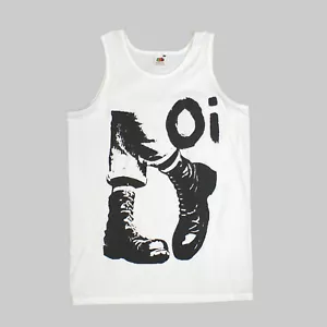 Skinhead Oi Ska Punk Rock T-shirt canotta unisex senza maniche S-2XL - Foto 1 di 1