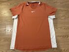 Nike Court Dri-FIT Advantage Mens Tennis Shirt Orange Salmon Size XL DD8317-827