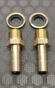 8mm hose barb tail - Brass BV0014 / OT0015 - Picture 1 of 2