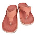 Vionic Sandals Women's Size 9 Orange Restore Thong Flip Flop Summer Theraputic