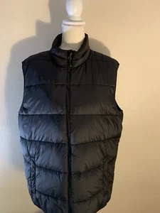 Jacket Swiss Tech Puffer Vest Black Size Men’s Large 42/44 - Picture 1 of 7