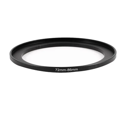 Camera 72mm Lens to 86mm Accessory Step Up Adapter Ring 72mm-86mm Black - Image 1 of 4