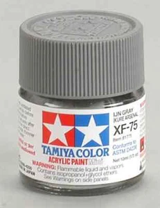 Tamiya Acrylic Mini XF75 IJN Gray Kure Arsenal 1/3 oz - Hobby and Model Acrylic - Picture 1 of 1