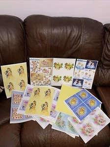 Craft Creations & La Suh verschiedene Drucke Decoupage Blätter X20 Kartenherstellung - Bild 1 von 24