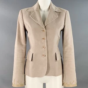 PHILOSOPHY di ALBERTA FERRETTI Size S Pink Velvet Single Breasted Jacket Blazer - Picture 1 of 14