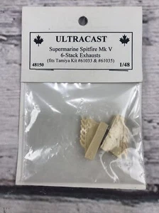 Ultracast #48150 1/48 - Supermarine Spitfire MkV 6-stack Exhausts (TAM KIT) NEW - Picture 1 of 6