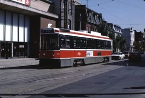 TTC Toronto Transit Commission Tranvía Trolley Kodachrome Original Kodak Slide - Imagen 1 de 1