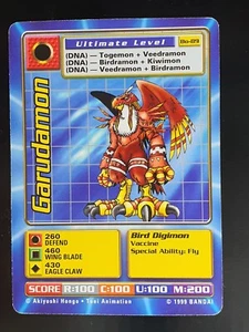 Garudamon Bo-89 Digimon Card 1999 Bandai - Picture 1 of 3