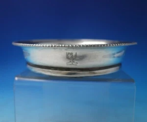 Neresheimer and Sohne German .800 Silver Wood Champagne Coaster Eagle (#6030) - Picture 1 of 9