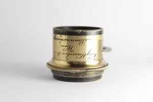 Voigtlander Braunschweig Antique Brass Lens large format vintage rare - Imagen 1 de 12