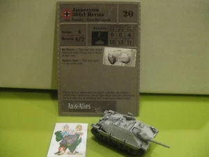 =Axis & Allies Miniatures D-DAY Jagdpanzer 38(t) Hetzer con tarjeta 31/45= - Imagen 1 de 1