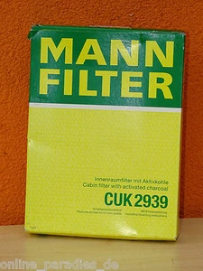 MANN Innenraum Filter CUK 2939 VW und Audi - Bild 1 von 3