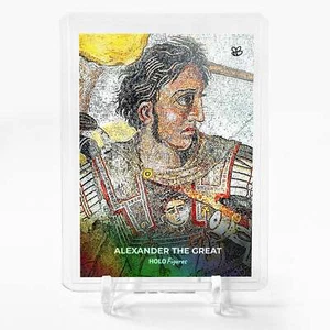 ALEXANDER THE GREAT Holographic Art Card 2023 GleeBeeCo Holo Figures #AXM9 - Picture 1 of 2