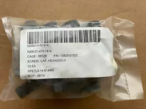 10 units - 9/16-12 x 1 3/4 Hex Head Cap Screw, Alloy Steel (Black) - Picture 1 of 5