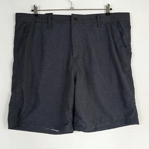 Pantalones Cortos Distortion Para Hombre 44 Gris Negro Rayas Ajuste A Medida Ligeros Elastizados - Imagen 1 de 9