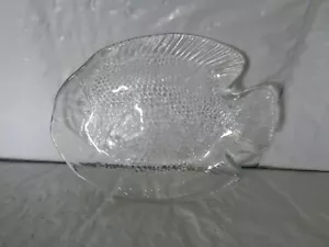 "Plato de pescado pequeño - vidrio transparente - 6,5" - Imagen 1 de 2