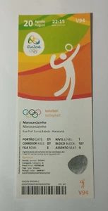 Rio 2016 Olympic Games 1X Volleyball TICKETS V94 - Picture 1 of 1