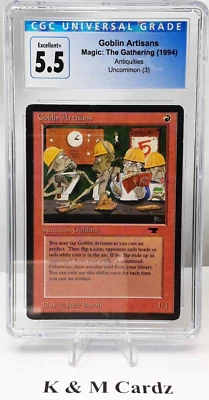 MTG - Antiquities - Goblin Artisans - Graded - CGC 5.5 - Image 1 of 4