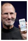 STEVE JOBS POSING WITH IPHONE 4 APPLE FOUNDER 2010 4X6 PHOTO