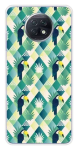 Coque en silicone imprimée compatible Xiaomi Redmi Note 9T 5G Toucan losange - Picture 1 of 3