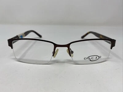 Marco de gafas Oscar De La Renta OSM837 201 53-18-140 marrón medio borde UU06 Foto 1 de 4