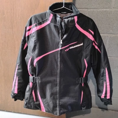 Coldwave снегоход пальто куртка женщины черный / с розовый открытый размер средний - Изображение 1 из 4