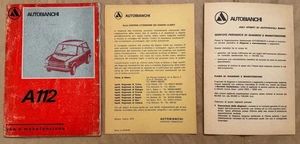 A 112- Libretto originale  Uso e Manutenzione -Gennaio 1974 - - Foto 1 di 1