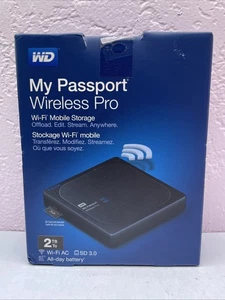 Western Digital My Passport Wireless Pro 2TB Portable External HDD - Picture 1 of 10