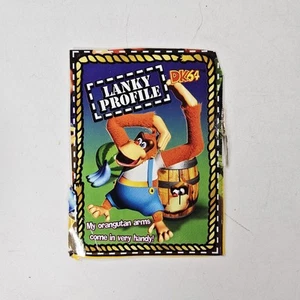 Seltene Oscar Meyer Lunchable Promo Karte Lanky Kong 64 DK64 Nintendo N64 - Bild 1 von 2