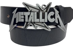 Hebilla Metallica (3”-”2 1/2”) apta para cinturón ancho de 1-1/2”, oferta con cinturón gratis - Imagen 1 de 1