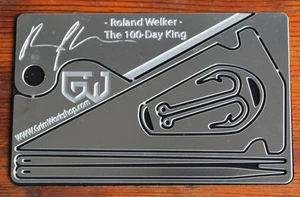 Grim Workshop Roland Welker Signature Card New - Picture 1 of 3