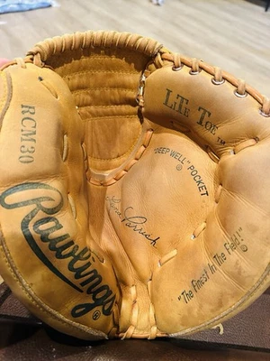 Guante Rawlings RCM30 Lance Parrish Catchers Puntera Ligera Lanzamiento Mano Derecha Derecha Años 80’s Foto 1 de 4
