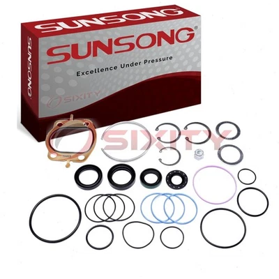 Kit de sello de engranaje de dirección Sunsong para Ford LTD II 1977 fluido hidráulico eléctrico wp Foto 1 de 4