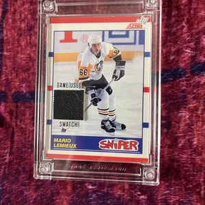 Mario Lemieux Games Used Jersey Fusion Patch Card - Picture 1 of 2