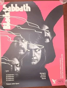 Black Sabbath 1973 Italy Tour Poster 1973 Italy Limited #42/250 Matt Ryan Tobin - Bild 1 von 11