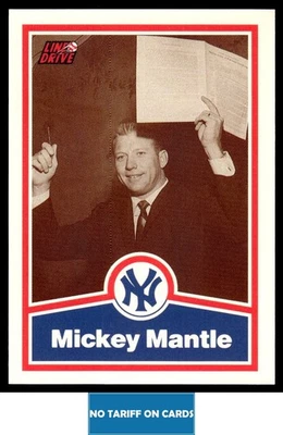 1991 Line Drive Mickey Mantle Mickey Mantle New York Yankees #12 - Image 1 of 2