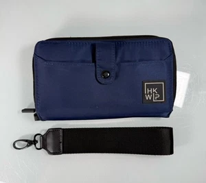 IHKWIP Everyday Essentials RFID Muñequera Cartera Bolsa Azul Nylon Accesorio Bolsa - Imagen 1 de 9