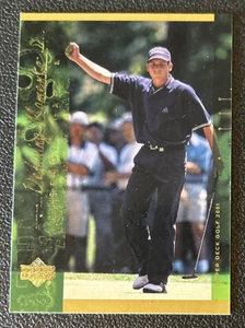 Tarjeta de golf 2001 Upper Deck #132 Sergio Garcia Defining Moments PGA Tour - Imagen 1 de 2