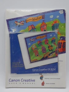 Vintage Canon Creative CD Rom Version 1.3 New Sealed with Manual - Picture 1 of 6