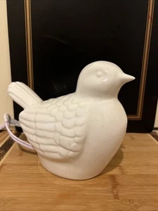 Pillowfort Target Home Decor Bird Light Desktop Night Light White Ceramic - Picture 1 of 4