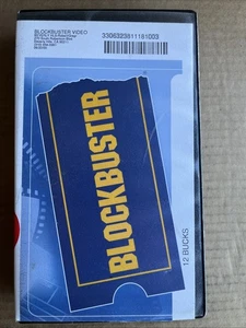 12 Bucks VHS Blockbuster Rental Case & Cover Hardshell Vintage - Picture 1 of 4