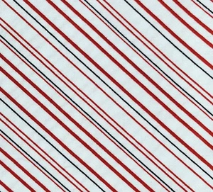Weihnachten rot schwarz weiß XMAS diagonale Streifen Baumwollstoff JoAnn BTY - Bild 1 von 6