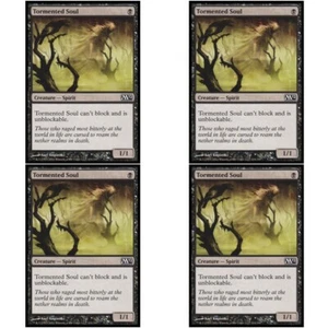 4 x TORMENTED SOUL NM M12 MTG Black - Spirit Com - Picture 1 of 1