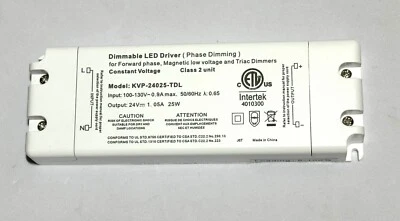 25W Dimmable LED Driver, 120V AC to 24V DC Transformer Electric Power Supply ... - Image 1 of 4