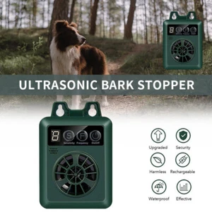NEW Outdoor Ultrasonic Anti-Barking Device Dog Bark Control Sonic Silencer - Picture 1 of 15