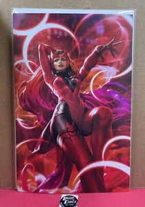 Avengers #1 (2023) 1:50 Derrick Masticable Virgen Variante Cubierta Casi Nuevo Bruja Escarlata - Imagen 1 de 2