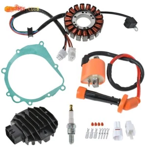 Ignition Coil Spark Plug Regulator Rectifier & Stator For Suzuki LTZ400 LT-Z400 - Picture 1 of 12