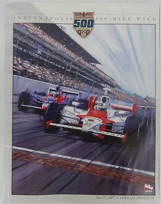 2007 Indianapolis 500 Souvenir Program 91st Running Line-up Insert D. Franchitti - Image 1 of 4
